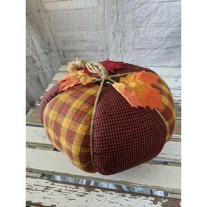 Folk art country pumpkin Thanksgiving fall decor h